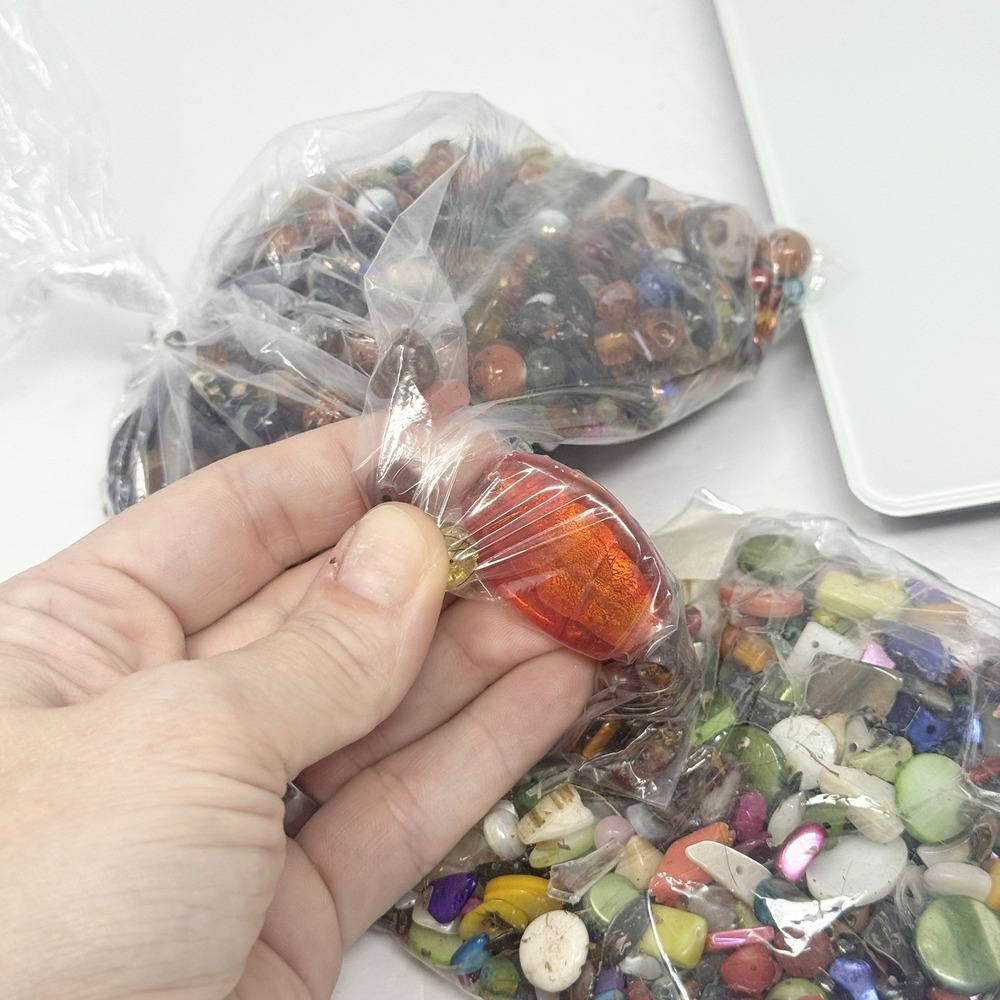 Mixed Bead Soup Glass Shell Stone Jewelry Making Craft Beads Bulk Loose Assorted - Picture 11 of 12